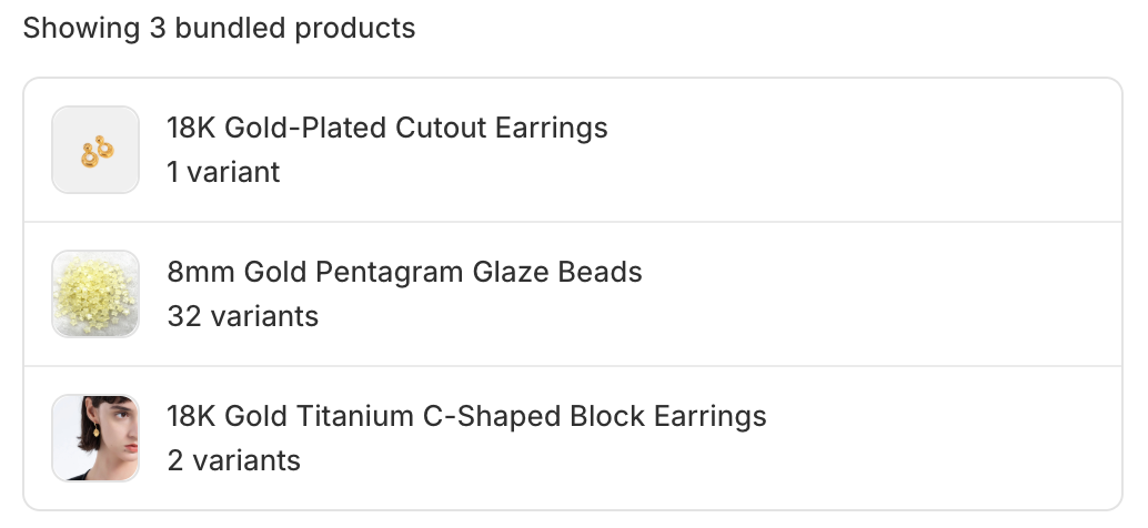 Everyday Elegance - Gold Earrings & Beads Set