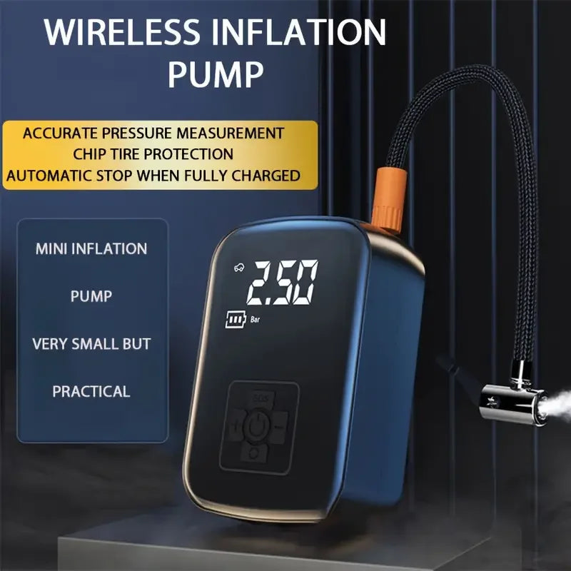 “Pump Commander Pro” Wireless Electric Air Compressor – Inflate Anything, Anywhere, Anytime