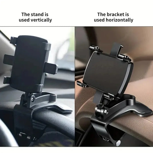 Car Phone Holder Stand Dashboard Car Clip Mount GPS Cell Mobile Phone Support in Car Bracket For All Phone iPhone Samsung Xiaomi