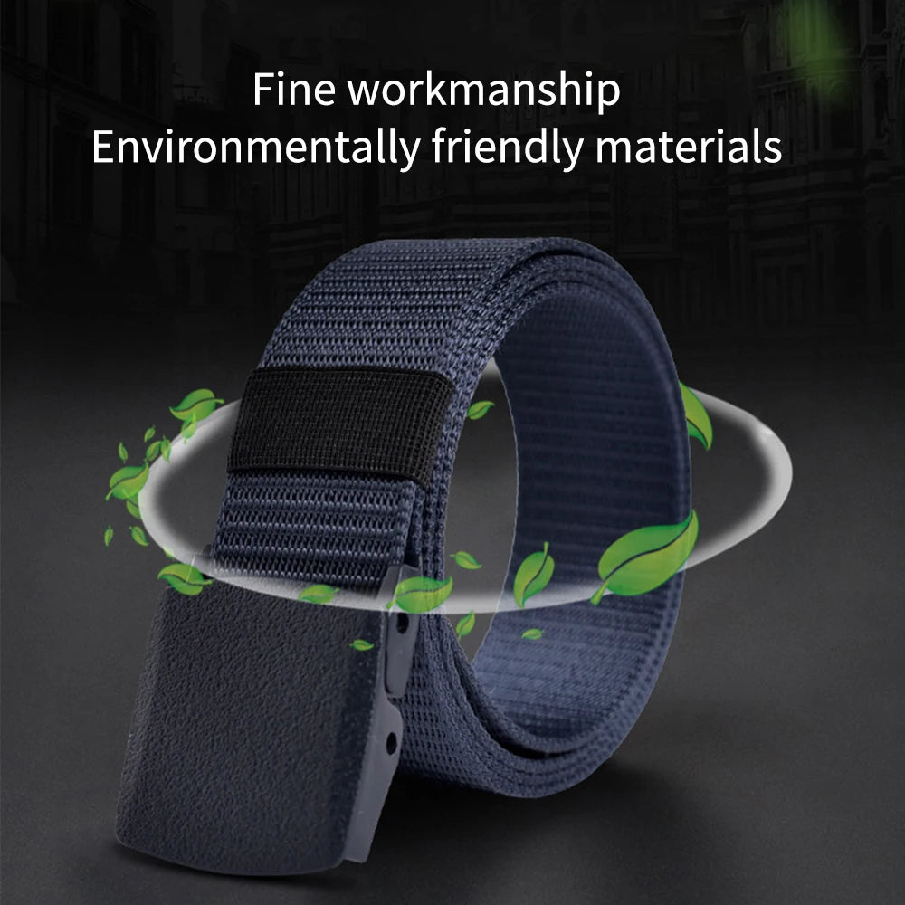 Checkpoint Ghost – Cut-to-Fit Tactical Travel Belt with Plastic Steel Buckle (No Beeps, Just Swagger) - THOOBO!