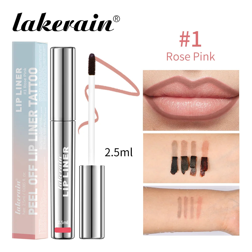 Tattoo Tease Lip Liner – Waterproof Peel-Off Lip Tint for Bold, Smudge-Free Color with a Satisfying Tear-Off Finish