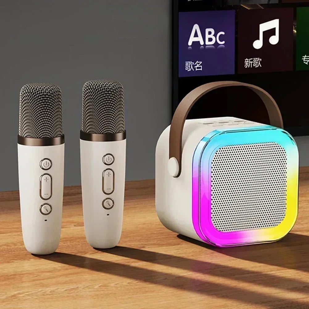 K12 BeatBox Portable Bluetooth Karaoke System – Family Party Speaker with Wireless Mic Fun for Kids & Grownups - THOOBO!