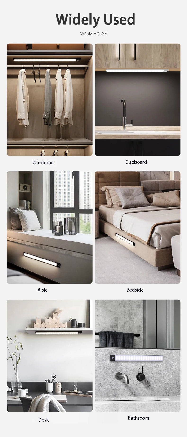 LIGHT RAIDERS Magnetic Motion Sensor Bar – Rechargeable Cabinet Saber for Kitchens, Closets & Crisis Mode - THOOBO!