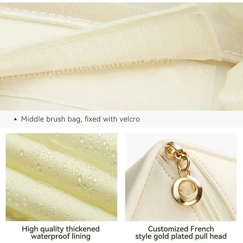 1/2Pcs Cosmetics Storage Kit Large Capacity Travel Toiletry Bag Makeup Bag Ins Advanced Sense Portable Cosmetic Storage Bag - THOOBO!