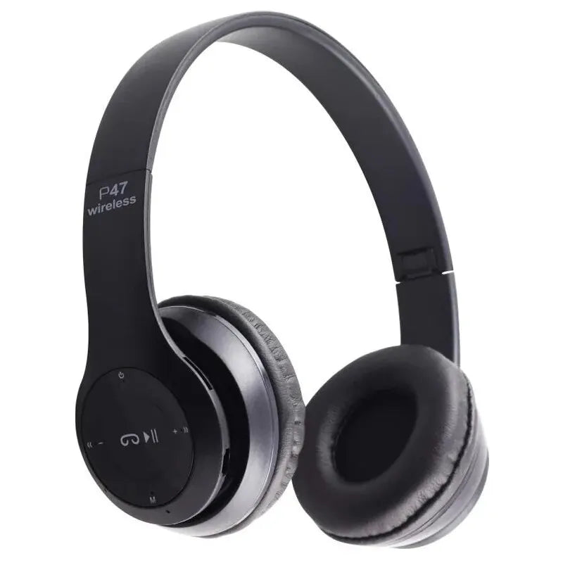 Stereo P47 Headset 5.0 Bluetooth Headset Folding Series Wireless Headset Universal Sports Popular Stereo Gaming Headset