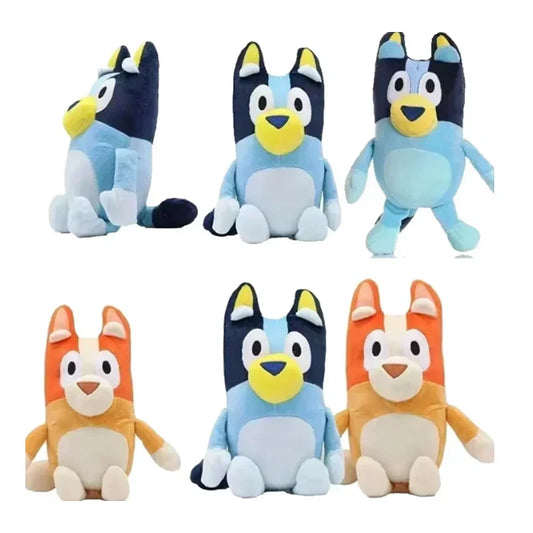 Bluey & Bingo Plush Toys – Soft Cartoon Dog Stuffed Animals