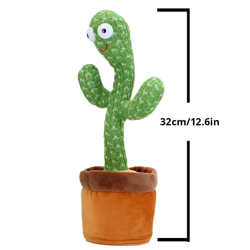 Dancing Cactus Toy – Talking, Singing, Wriggling Plush Interactive Toy