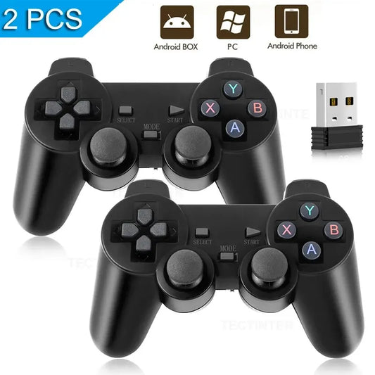 1PC/2 PCS 2.4Ghz Wireless Gamepad for Game Controller USB Joystick For PC Android TV Controle for PC BOX GAME BOX - THOOBO!