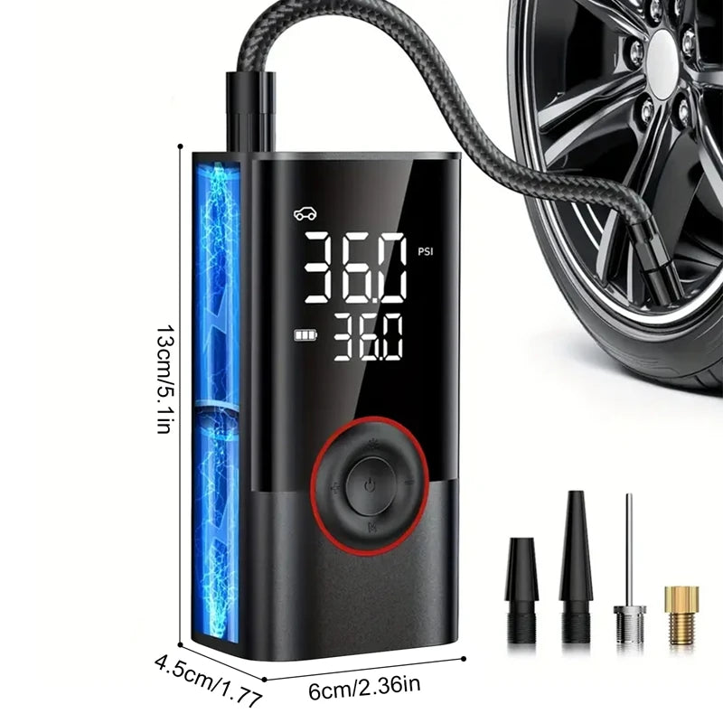 “Pump Commander Pro” Wireless Electric Air Compressor – Inflate Anything, Anywhere, Anytime