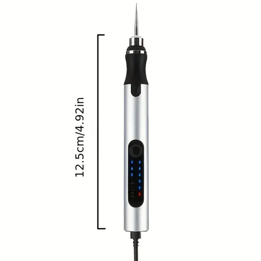 JANGKLIFE VoltCraft — Cordless USB Rotary Engraving Tool Kit for Wood, Metal, Jewelry & Glass