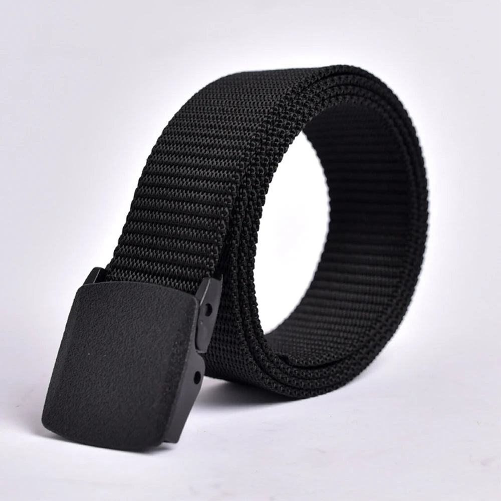 Checkpoint Ghost – Cut-to-Fit Tactical Travel Belt with Plastic Steel Buckle (No Beeps, Just Swagger) - THOOBO!