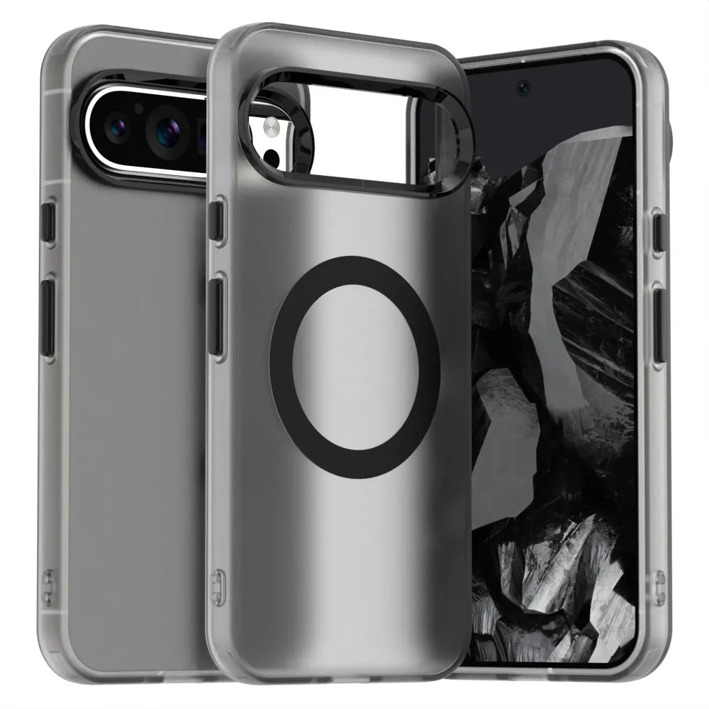 Matte Clear Magnetic Wireless Charge Armor Magsafe Case For Google Pixel 10 9 8 Pro XL 8A Military Shockproof Candy Color Cover