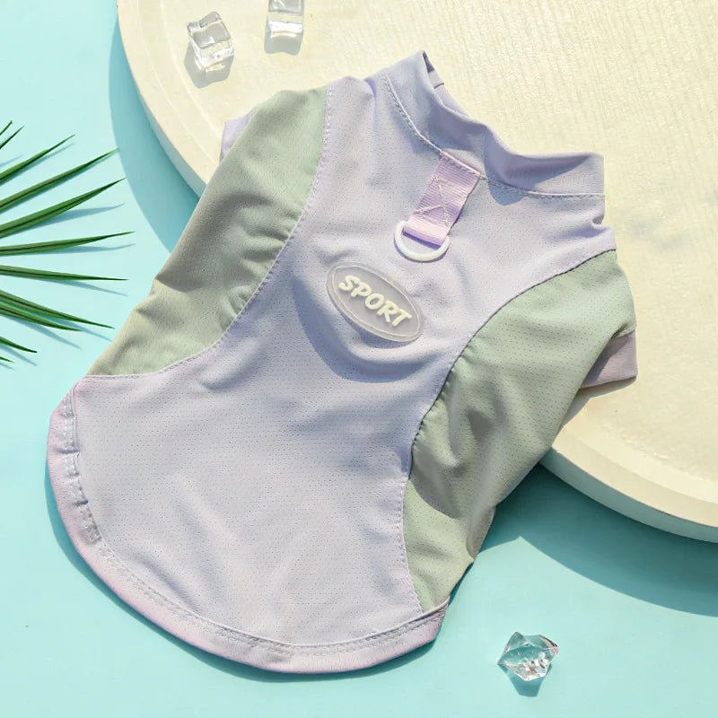 “Breezy Pup Swagger” Summer Cooling Hoodie – Chill Vibes Only for Your Furry Bestie