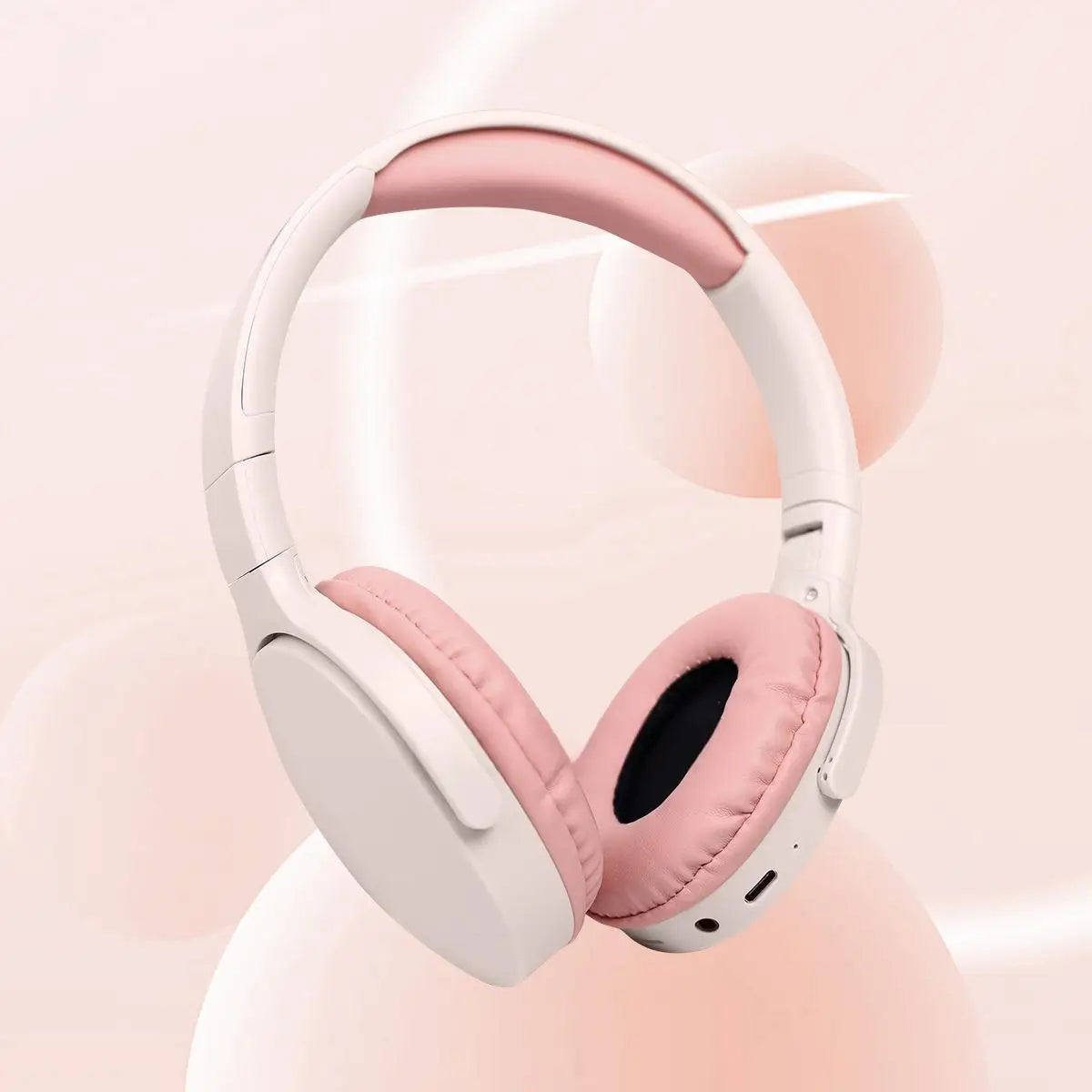 NEWMSNR 9D Surround Sound Wireless Bluetooth Headphones Over Ear Headsets True Sports Earphones TF/AUX Music Player with HD Mic