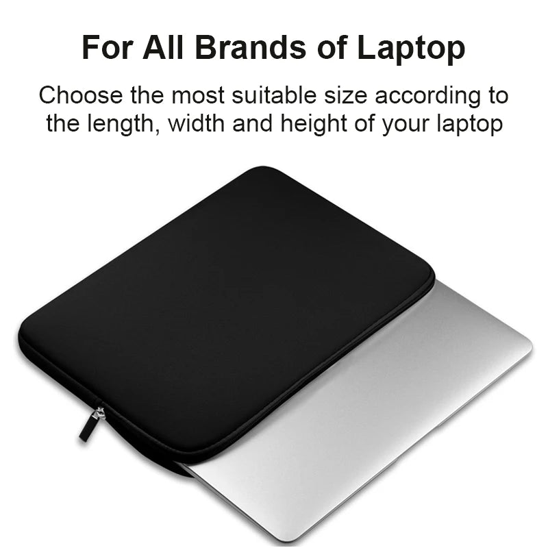 CloudSnug Cotton Laptop Sleeve – Ultra-Soft Zipper Cover for MacBook, Matebook, Dell, HP & More (11”–15.6”) - THOOBO!