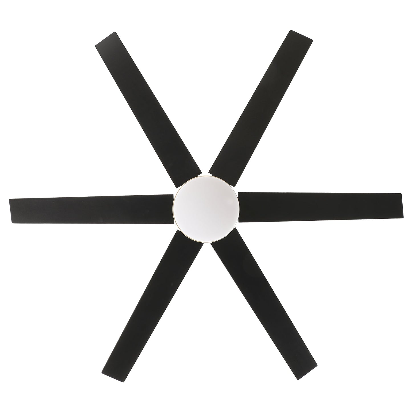 60" Volga DC Motor 6 Blades Modern Downrod Mount Ceiling Fan with Remote Control
