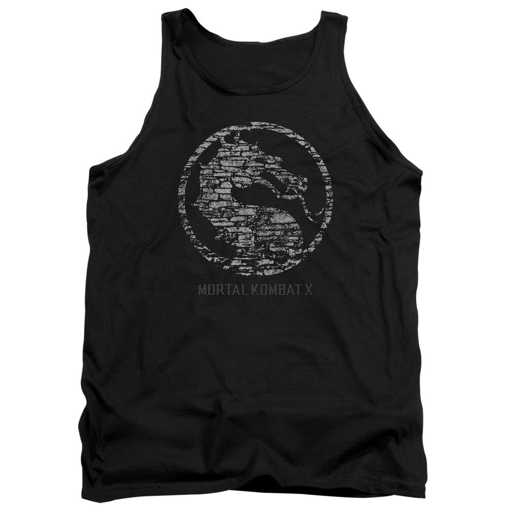 Mortal Kombat X Stone Seal Mens Tank Top Shirt Black Officially Licensed