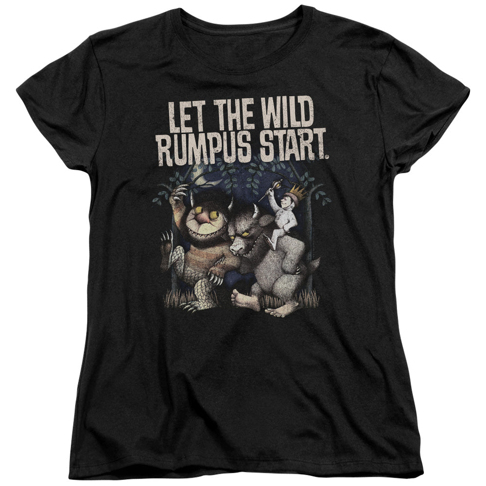 Where The Wild Things Are Wild Rumpus Womens T Shirt Black Officially Licensed