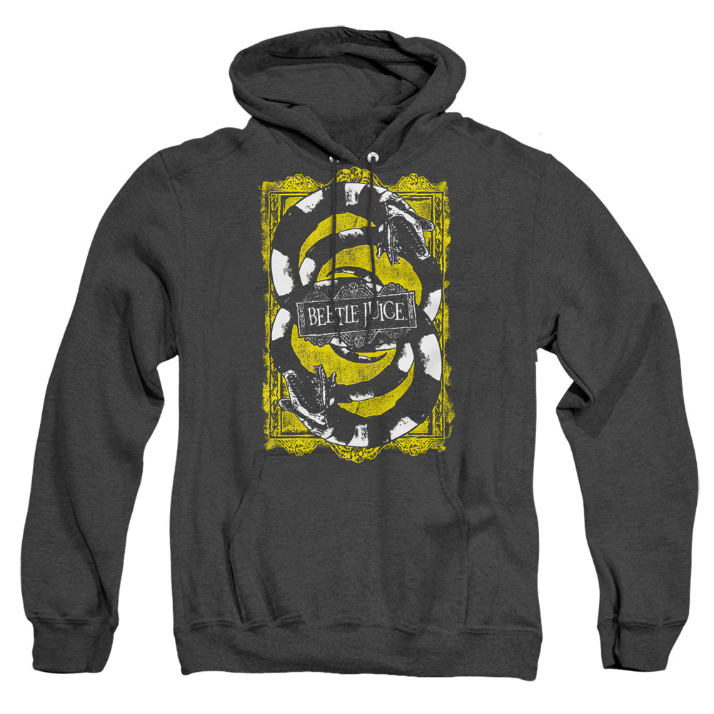 Beetlejuice We Got Worms Mens Heather Hoodie Black Officially Licensed