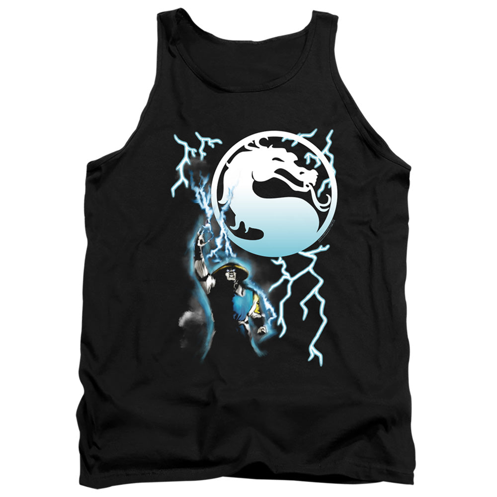 Mortal Kombat Klassic Raiden Mens Tank Top Shirt Black Officially Licensed