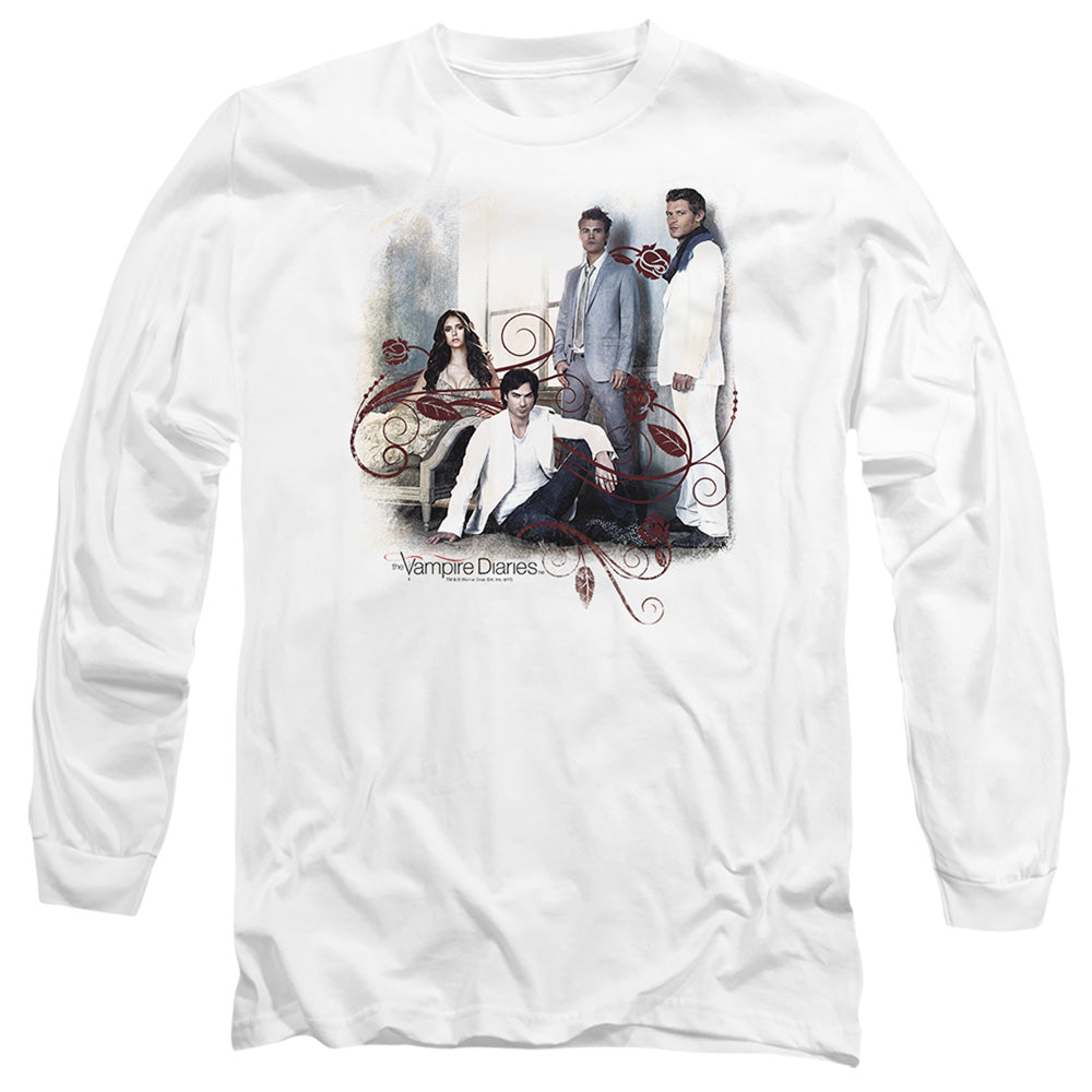 Vampire Diaries 3 + 1 - L S Adult 18 1 - White - 2X