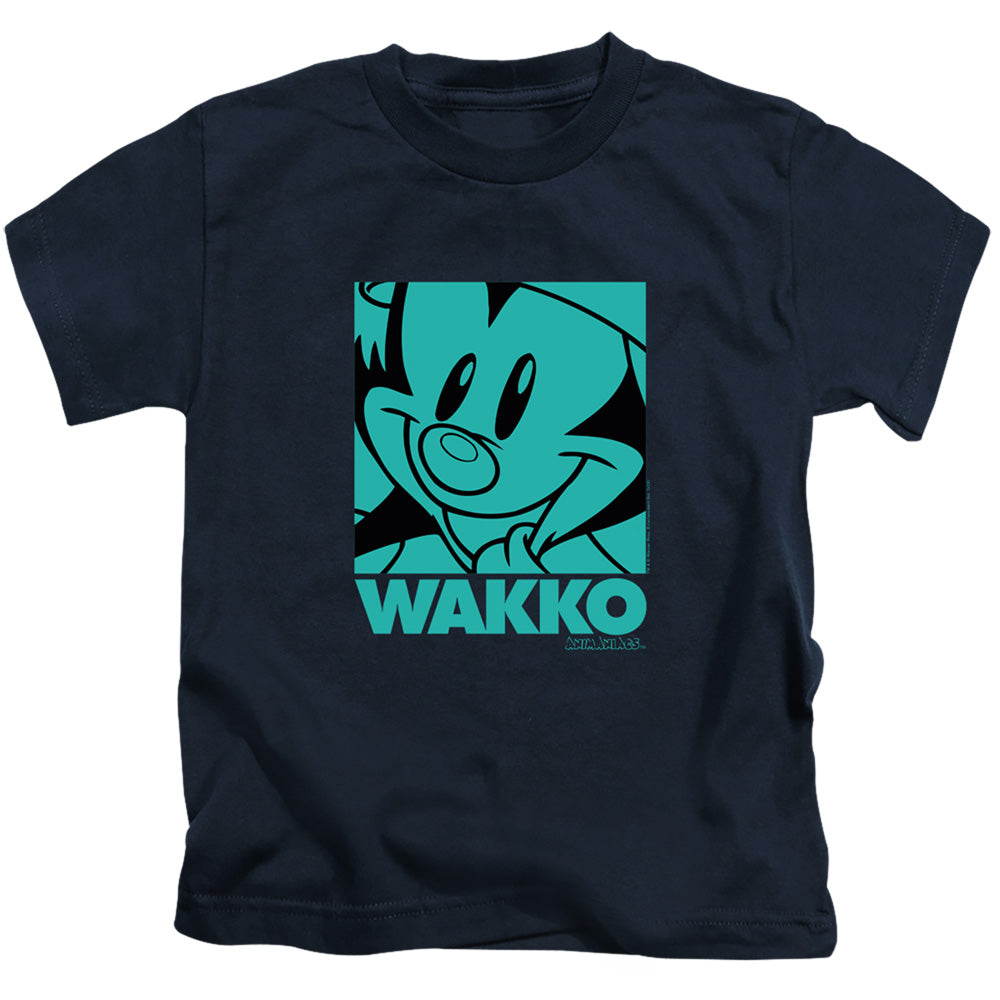 Animaniacs Pop Wakko Juvenile Kids Youth T Shirt Navy Blue Officially Licensed