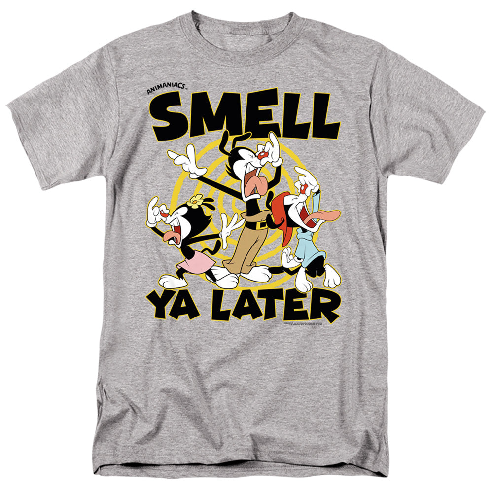 Animaniacs Ell Ya Later Mens T Shirt Athletic Heather Officially Licensed