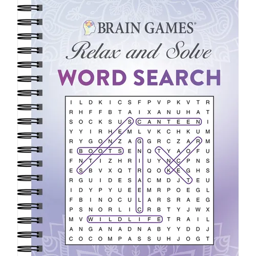 Brain Games - Relax and Solve: Word Search (Purple)