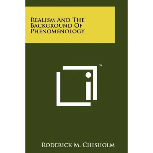 Realism And The Background Of Phenomenology