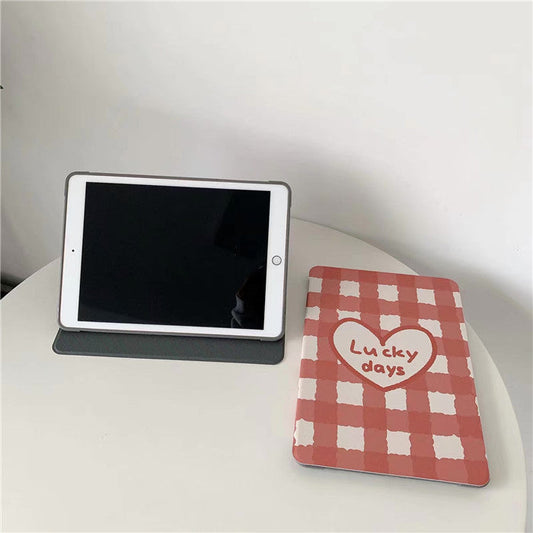 Apple-Compatible Tablet Soft Leather Protective Case