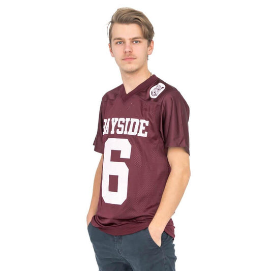 AC Slater #6 Bayside Tigers Costume Football Jersey