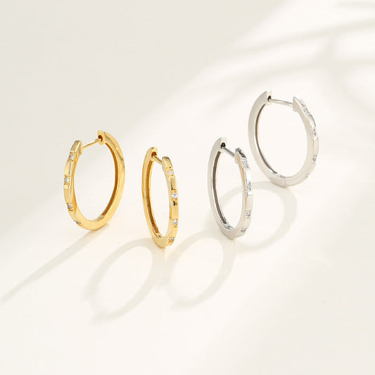 925 Sterling Silver Japanese And Korean Earrings