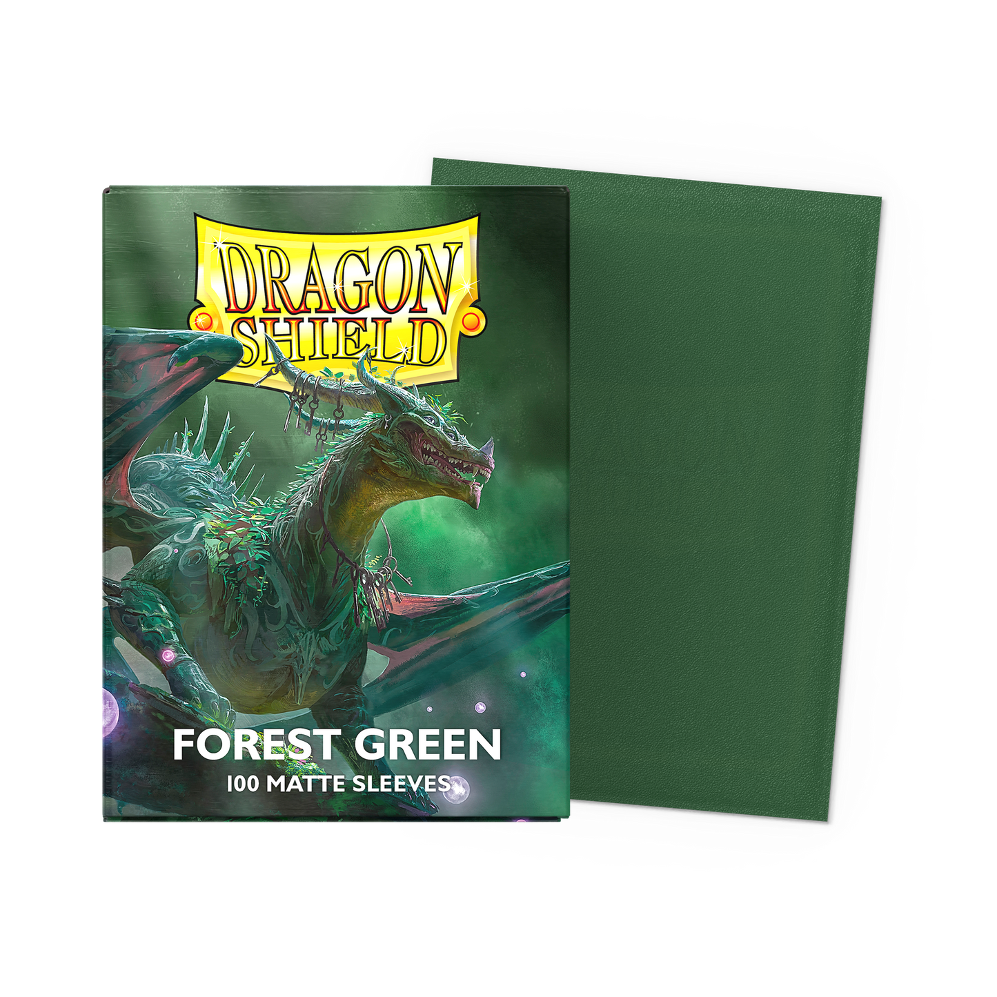 Dragon Shield: Standard 100ct Sleeves - Forest Green (Matte)