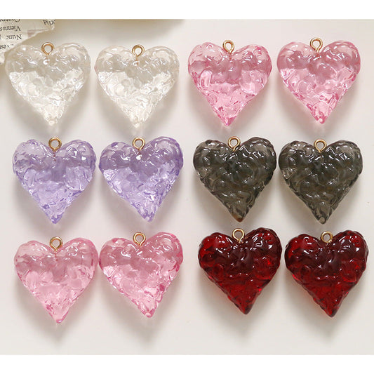 Resin Ice Texture Earrings DIY Accessories