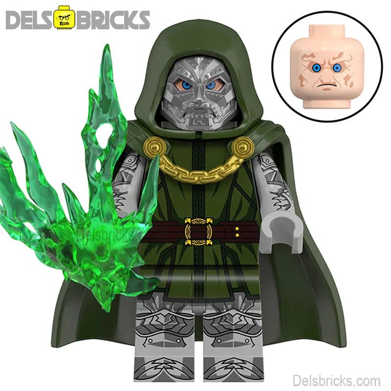 Dr Doom Fantastic Four First Steps Lego Minifigures Custom Toys 2