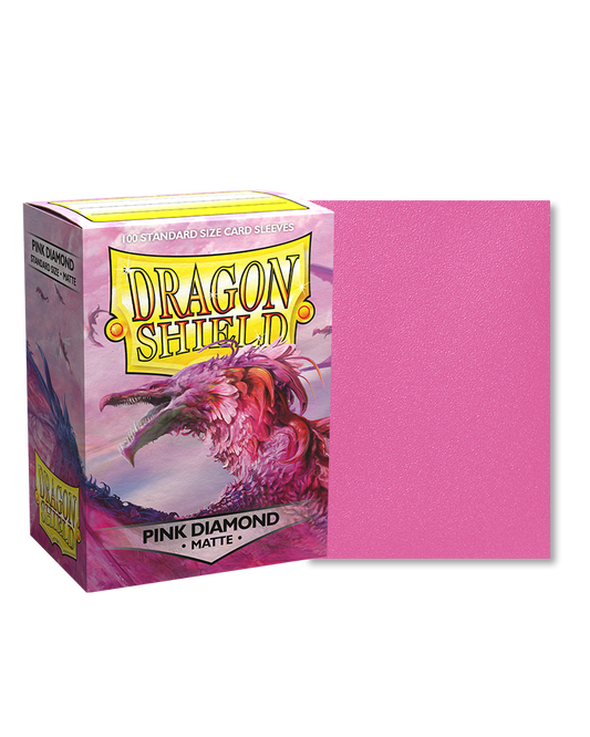 Dragon Shield Matte Sleeve - Pink Diamond 100ct