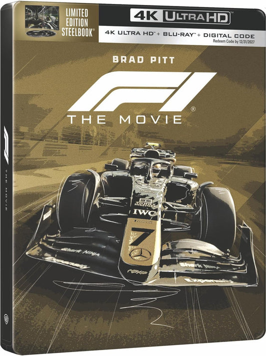 F1: The Movie - Limited Edition Steelbook (4K Ultra HD + Blu-ray + Digital)
