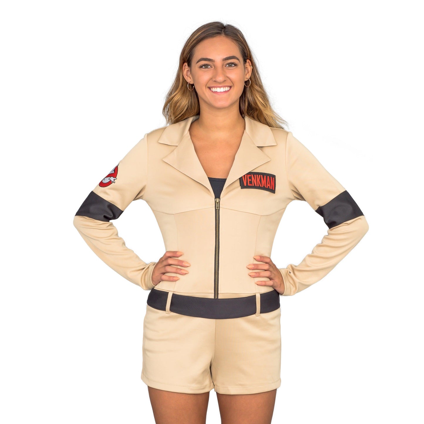 Ghostbusters Womens Costume with 4 Interchangeable Name Patches