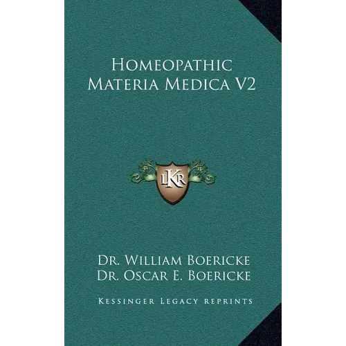 Homeopathic Materia Medica V2