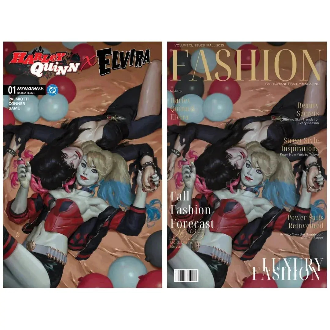 Harley Quinn x Elvira #1 - ECC Exclusive PXVX Bundle