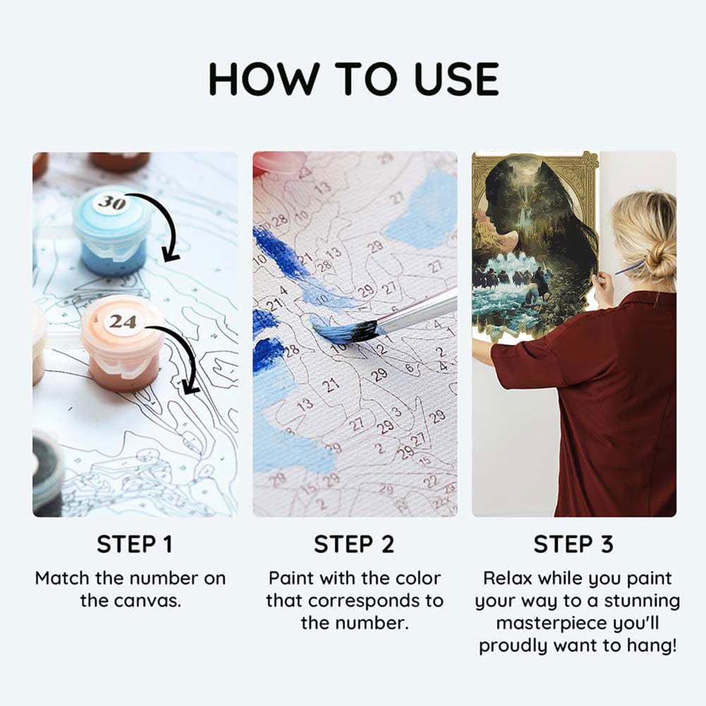 Echoes of Middle-earth - Paint By Numbers Kit