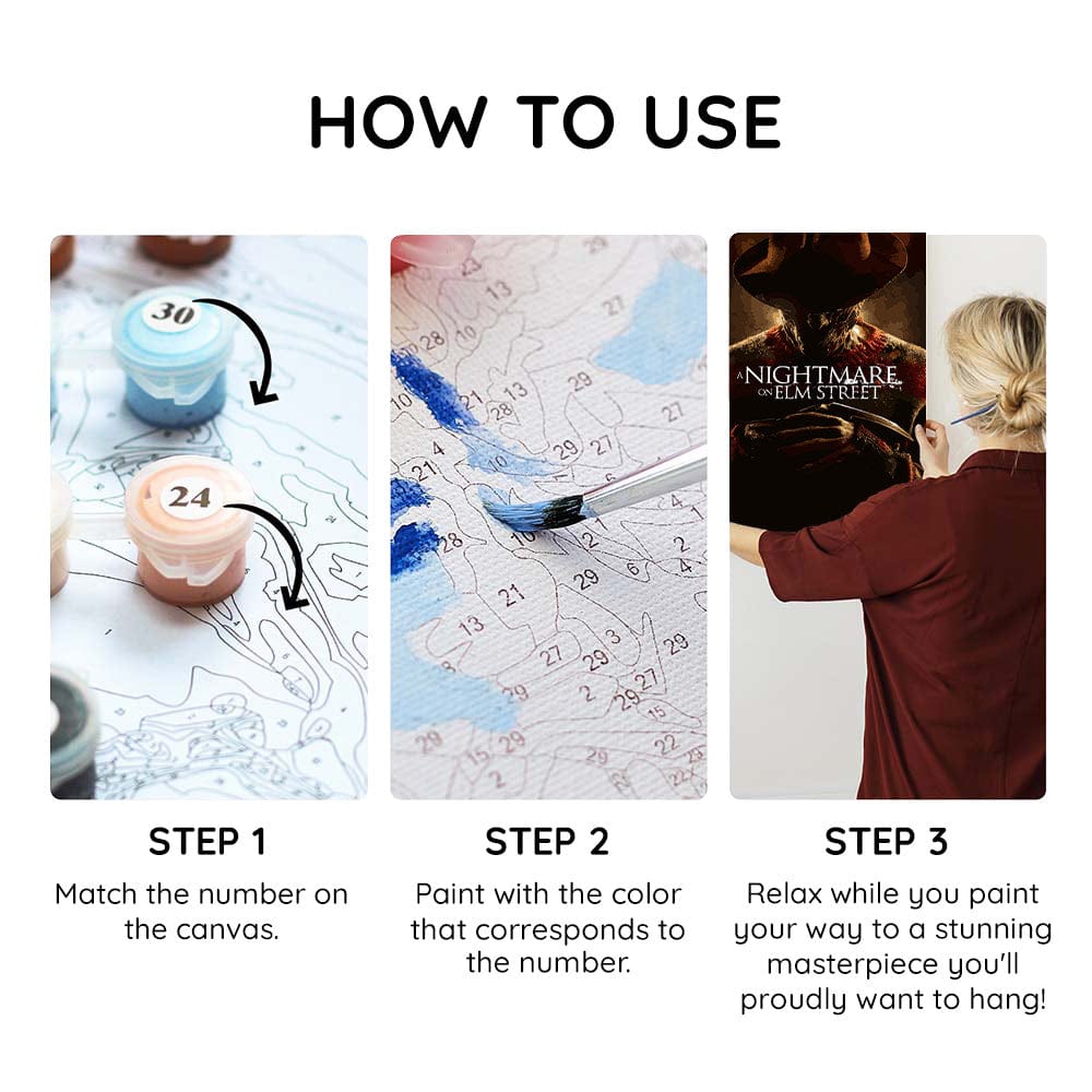 A Nightmare on Elm Street - Paint By Numbers Kit