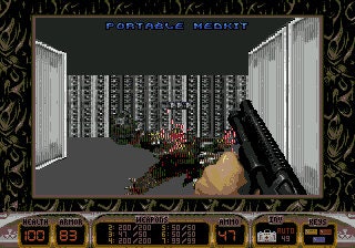 Duke Nukem 3D Sega Genesis Game Cart