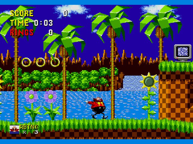 Dr. Robotnik in Sonic the Hedgehog Sega Genesis Game Cart