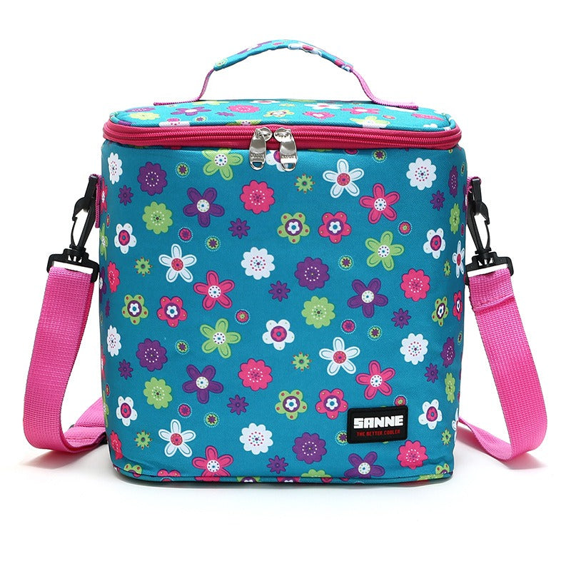 New thermal insulation bag outdoor large capacity picnic ice bag Oxford cloth portable lunch bag PVC