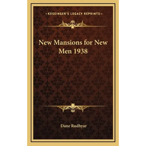 New Mansions for New Men 1938