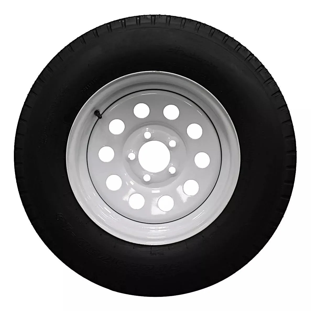 (Single Assembly) Antego Tire and Wheel 225/75D15 Highway Terrain Trailer Tire & Wheel – 15.0-Inch Pre-Mounted Rim, 8-Ply-Ply Build, Perfect for Utility & Cargo Use | A15604510116208ST22575D15