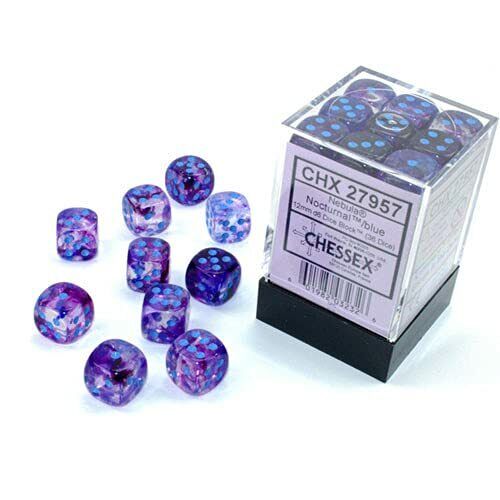 Chessex: D6 Nebula™ Dice sets - 12mm