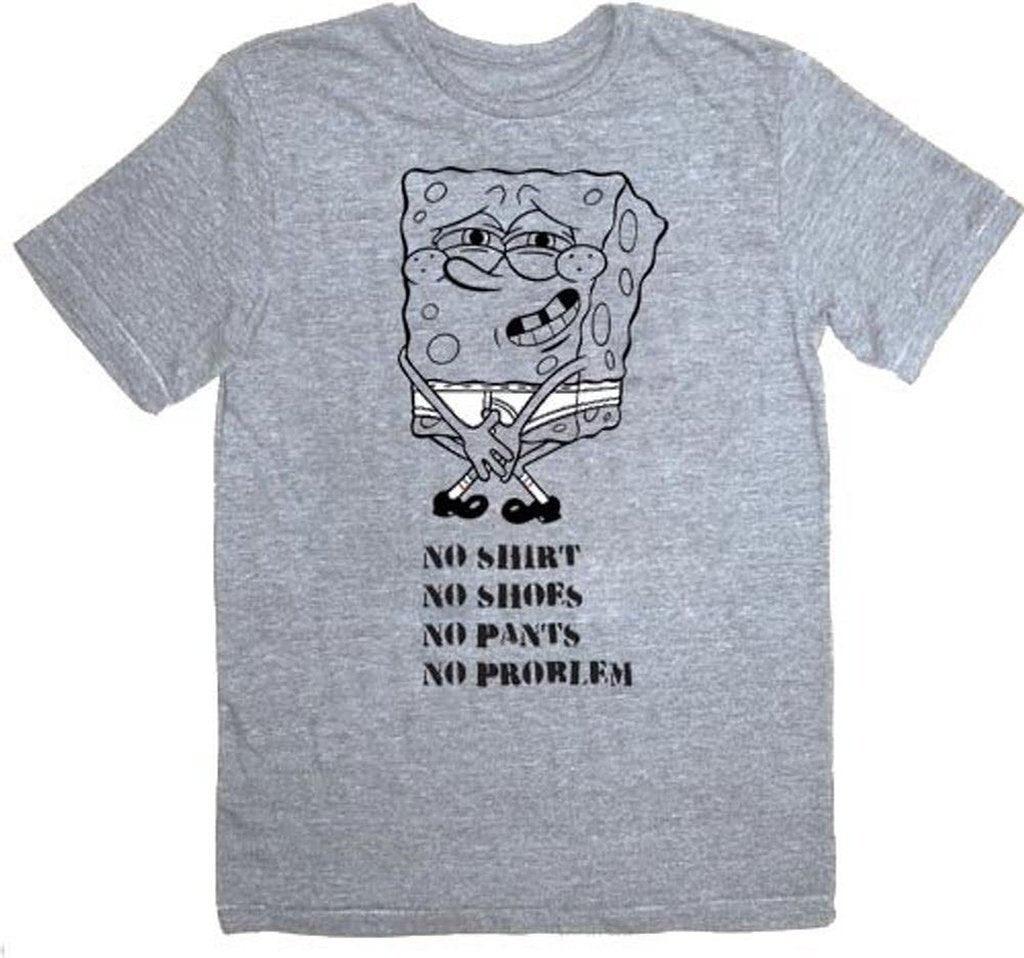 Spongebob Squarepants No Problem T-Shirt Tee
