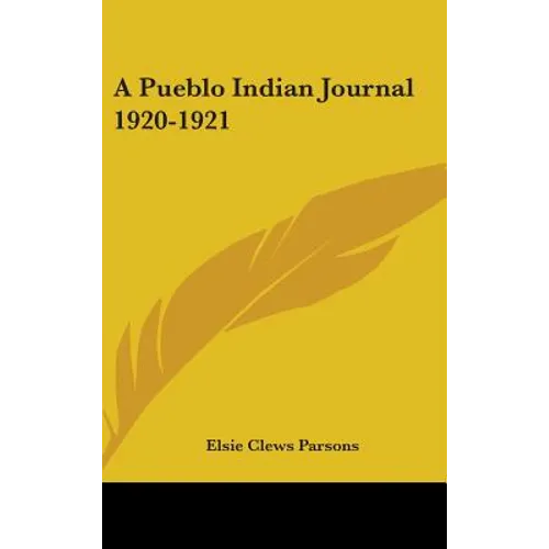 A Pueblo Indian Journal 1920-1921